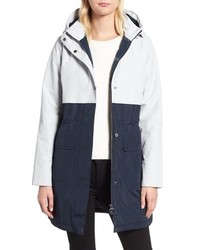 White and Navy Parka