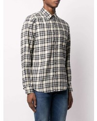 Aspesi Madras Check Cotton Shirt