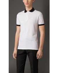 Burberry Contrast Tipping Detail Polo Shirt