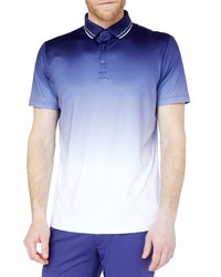 Redvanly Haight Tipped Ombre Golf Polo