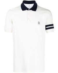 Brunello Cucinelli Stripe Detailed Polo Shirt