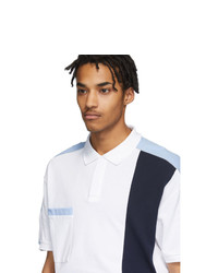 GR10K White And Navy 3m Polo