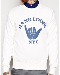 YMC Sweatshirt With Hang Loose Nyc Print