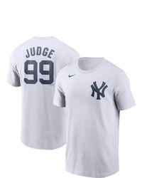 Nike Aaron Judge White New York Yankees Name Number T Shirt At Nordstrom