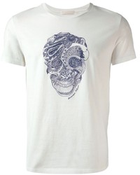 Alexander McQueen Skull Snake Print T Shirt