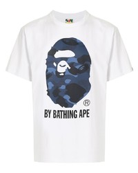 A Bathing Ape Camo College T Shirt