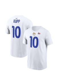 Nike Cooper Kupp White Los Angeles Rams Super Bowl Lvi Player Name Number T Shirt At Nordstrom