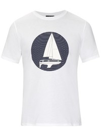 A.P.C. Crew Neck Yacht Print T Shirt