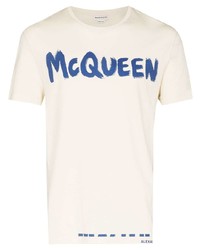 Alexander McQueen Graffiti Short Sleeve T Shirt