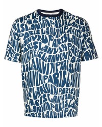Lanvin Graphic Print Cotton T Shirt