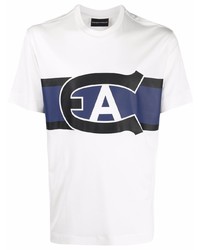 Emporio Armani Logo Print T Shirt