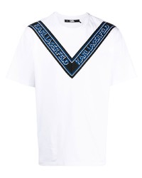 Karl Lagerfeld Logo Tape Organic Cotton T Shirt