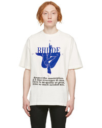 Rhude Off White Compass T Shirt