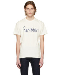 MAISON KITSUNÉ Off White Parisien Classic T Shirt