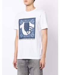True Religion Paisley Print Logo T Shirt