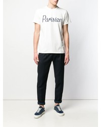 MAISON KITSUNÉ Parisien Print T Shirt