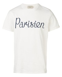 MAISON KITSUNÉ Parisien Print T Shirt