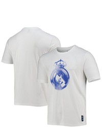 adidas White Real Madrid Club Crest T Shirt