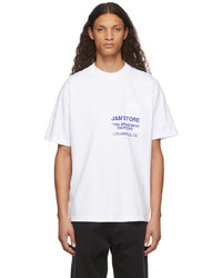 Jam White Rock Band Pocket T Shirt