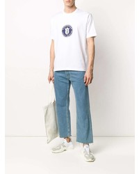 Junya Watanabe MAN X Amsterdam Tulip Museum Logo Print T Shirt