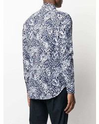 Etro Leopard Print Fitted Shirt