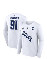 FANATICS Branded Steven Stamkos White Tampa Bay Lightning 2022 Nhl Stadium Series Name Number Long Sleeve T Shirt At Nordstrom