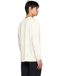 Li-Ning Off White Printed Long Sleeve T Shirt
