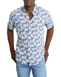 Rails Carson Regular Fit Palm Print Shirt