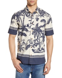 Scotch & Soda Hawaiian Print Woven Shirt