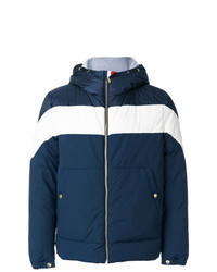 White and Navy Puffer Jacket