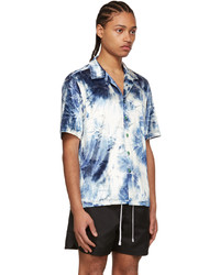 Clot Blue Polyester Shirt