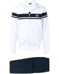 White and Navy Track Suit