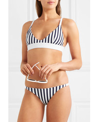 Heidi Klein Bb Striped Triangle Bikini Top
