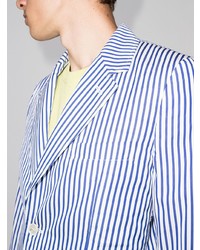 Comme Des Garcons SHIRT Comme Des Garons Shirt Stripe Pattern Blazer Jacket