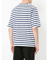 CK Calvin Klein Basque Stripe Printed T Shirt