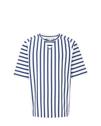 CK Calvin Klein Basque Stripe Printed T Shirt