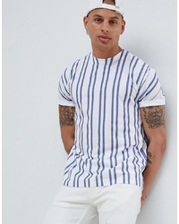 ASOS DESIGN Relaxed Vertical Stripe T Shirt