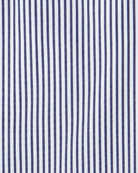 Armani Collezioni Bengal Stripe Woven Dress Shirt Navywhite
