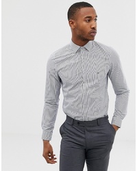 Calvin Klein Easy Iron Slim Fit Shirt Navy Stripe