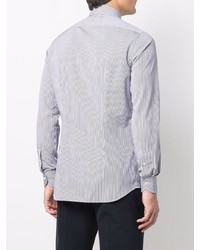Xacus Stripe Print Button Down Shirt