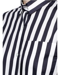 MS MIN Stripe Print Cotton Shirt