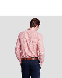 Thomas Pink Hulatt Stripe Slim Fit Button Cuff Shirt