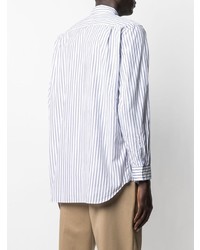 Comme Des Garcons Play Comme Des Garons Play Pinstripe Heart Embroidery Shirt