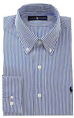ralph lauren striped button down shirt