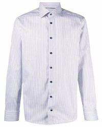 Eton Pinstripe Print Cotton Shirt