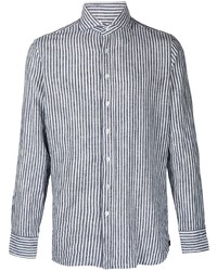 Lardini Stripe Pattern Long Sleeve Shirt