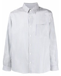 A.P.C. Striped Cotton Wool Shirt