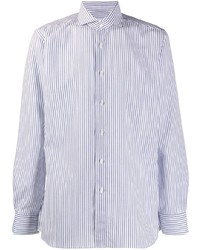 Xacus Striped French Collar Shirt
