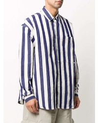 Sunnei Striped Oversized Shirt