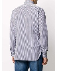 Barba Striped Spread Collar Shirt